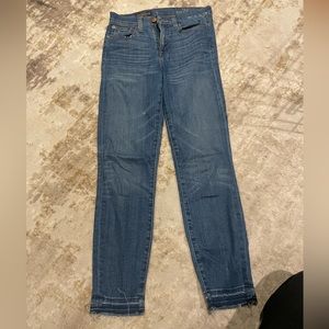 J. Crew high waisted jeggings size 26